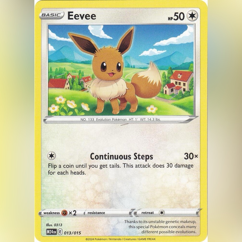 Mcdonalds Eevee Pokemon Card 2024